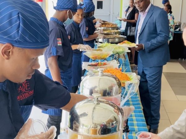 awayhome events team handling company canteen management kenya