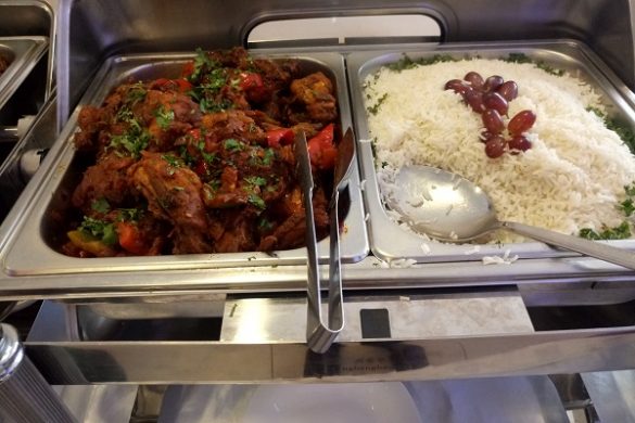 Catering buffet service in Nairobi by AwayHome Events Ltd with full food setup and waiter service
